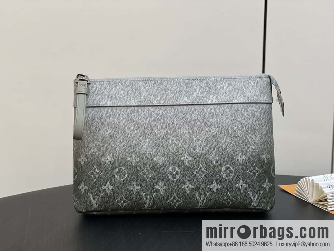 [Boutique‑grade] M11545 blue gradual change handbag clutch series Pochette Voyage Souple clutch