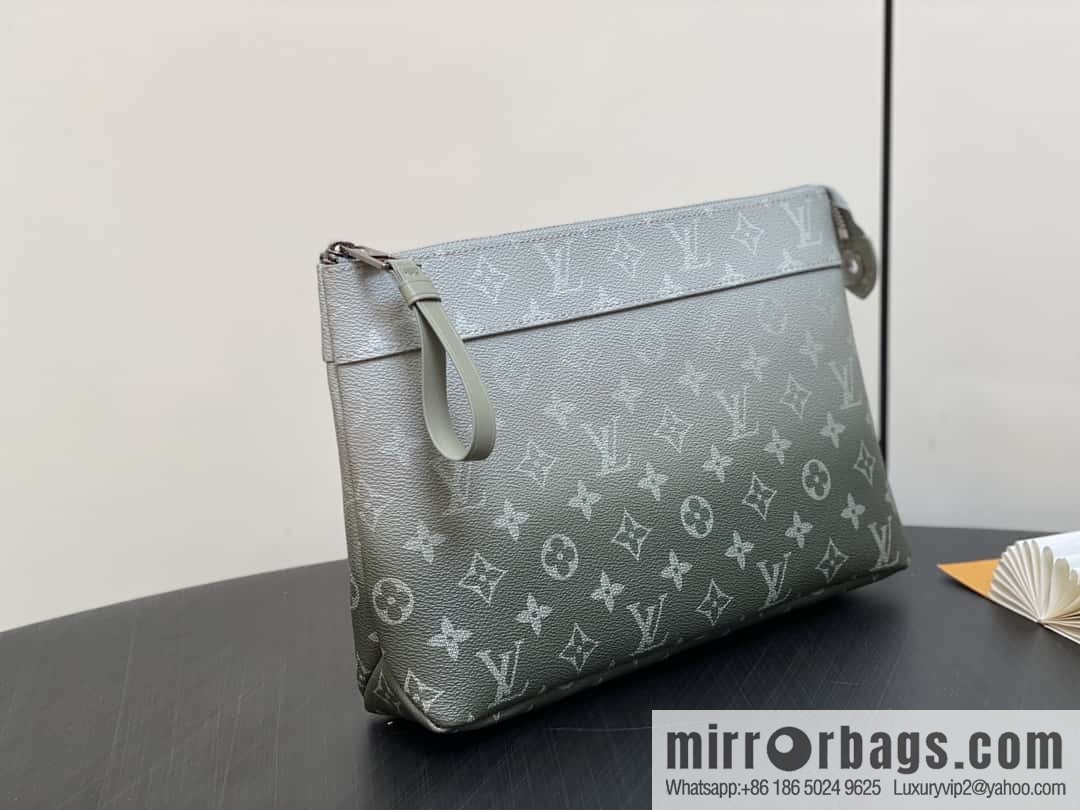[Boutique‑grade] M11545 blue gradual change handbag clutch series Pochette Voyage Souple clutch