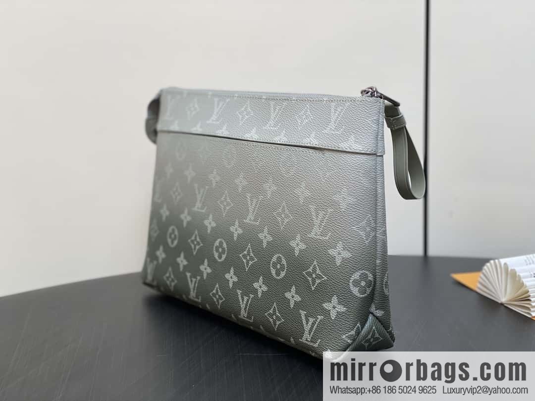 [Boutique‑grade] M11545 blue gradual change handbag clutch series Pochette Voyage Souple clutch