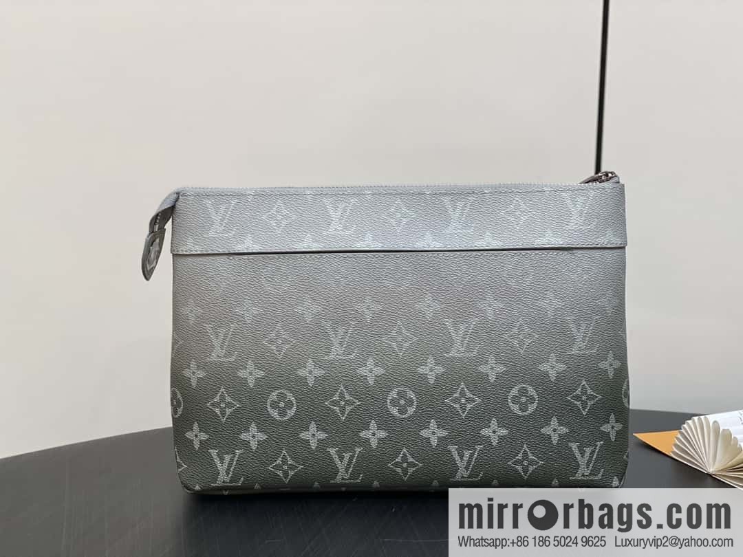 [Boutique‑grade] M11545 blue gradual change handbag clutch series Pochette Voyage Souple clutch