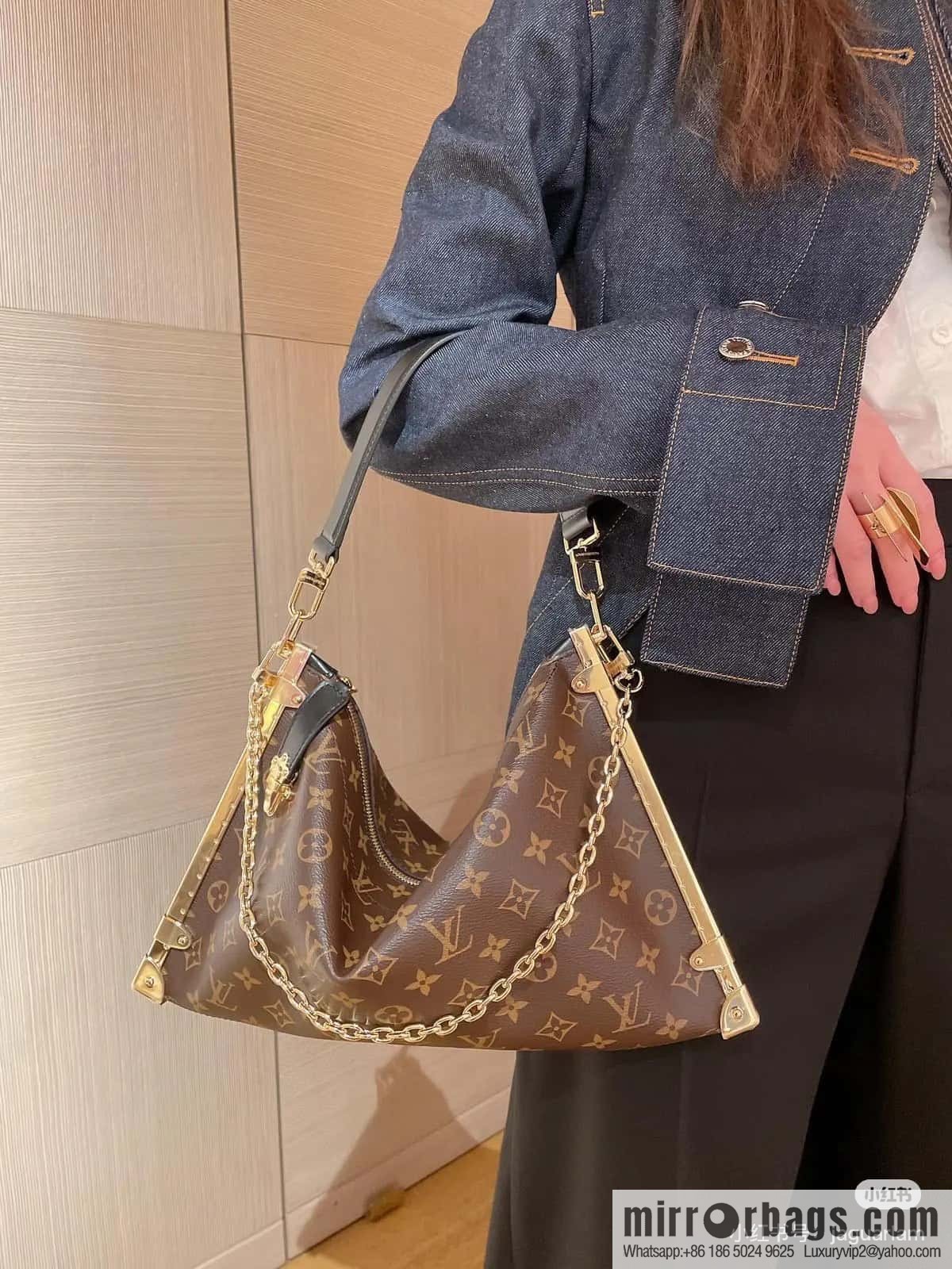 [Boutique‑grade] M12075 presbyopia, this Lucky Trunk handbag will be displayed in autumn and winter 2024
