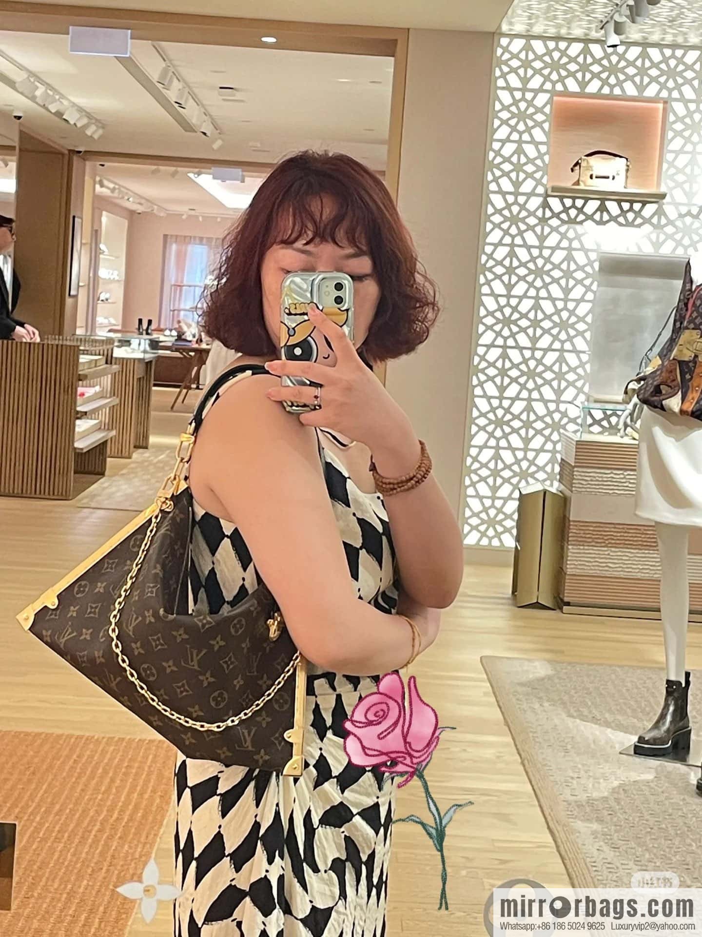 [Boutique‑grade] M12075 presbyopia, this Lucky Trunk handbag will be displayed in autumn and winter 2024
