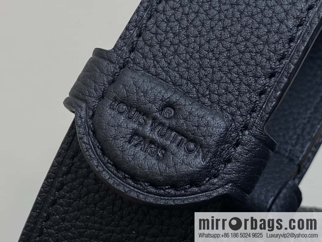 [Boutique‑grade] M11516 black full leather, men's bag box bag series, the new Soul Trunk handbag of the season
