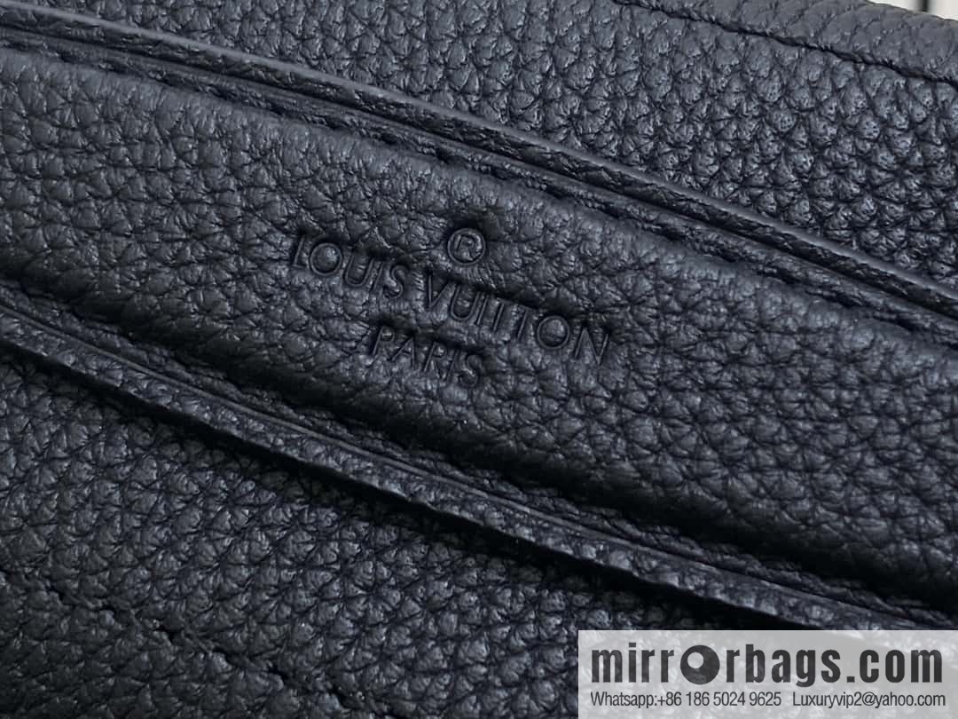 [Boutique‑grade] M11516 black full leather, men's bag box bag series, the new Soul Trunk handbag of the season