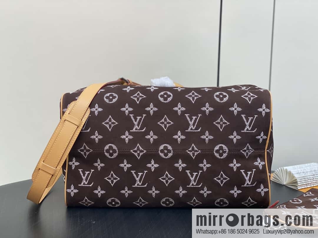 [Boutique‑grade] M24428 grinding dark brown, pillow bag speedy series Speedy P9 Bandoulière 40 Monogram Leather handbag