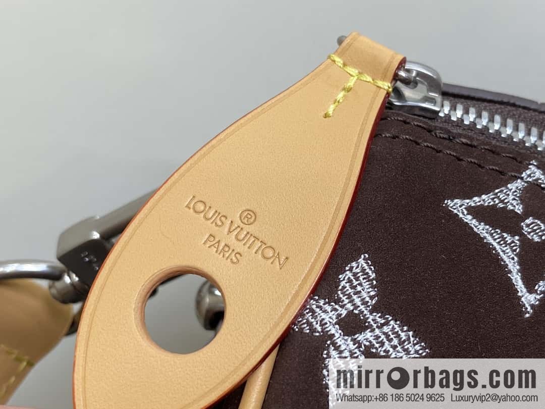 [Boutique‑grade] M24428 grinding dark brown, pillow bag speedy series Speedy P9 Bandoulière 40 Monogram Leather handbag