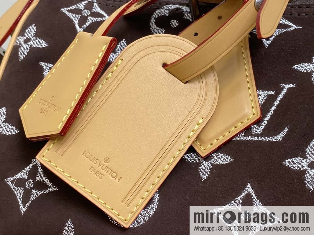 [Boutique‑grade] M24428 grinding dark brown, pillow bag speedy series Speedy P9 Bandoulière 40 Monogram Leather handbag