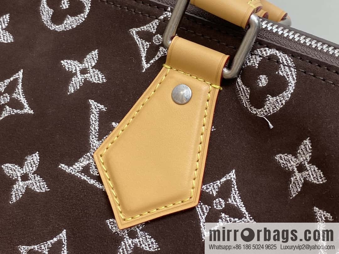 [Boutique‑grade] M24428 grinding dark brown, pillow bag speedy series Speedy P9 Bandoulière 40 Monogram Leather handbag