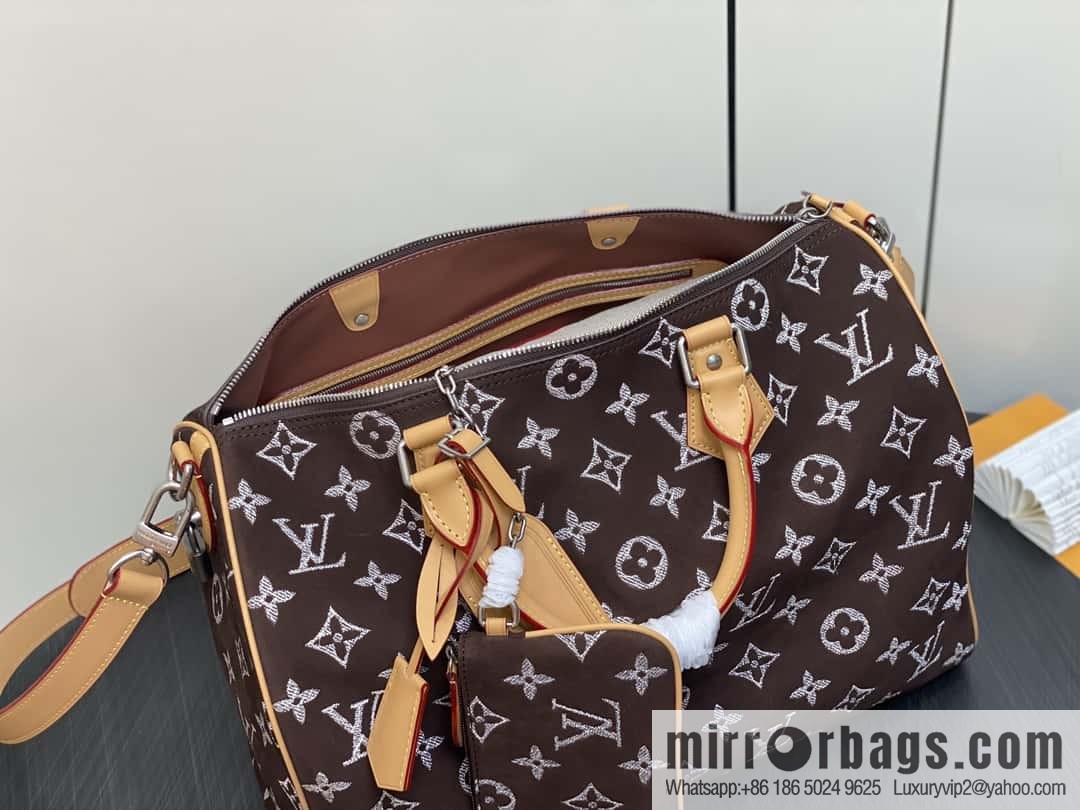 [Boutique‑grade] M24428 grinding dark brown, pillow bag speedy series Speedy P9 Bandoulière 40 Monogram Leather handbag