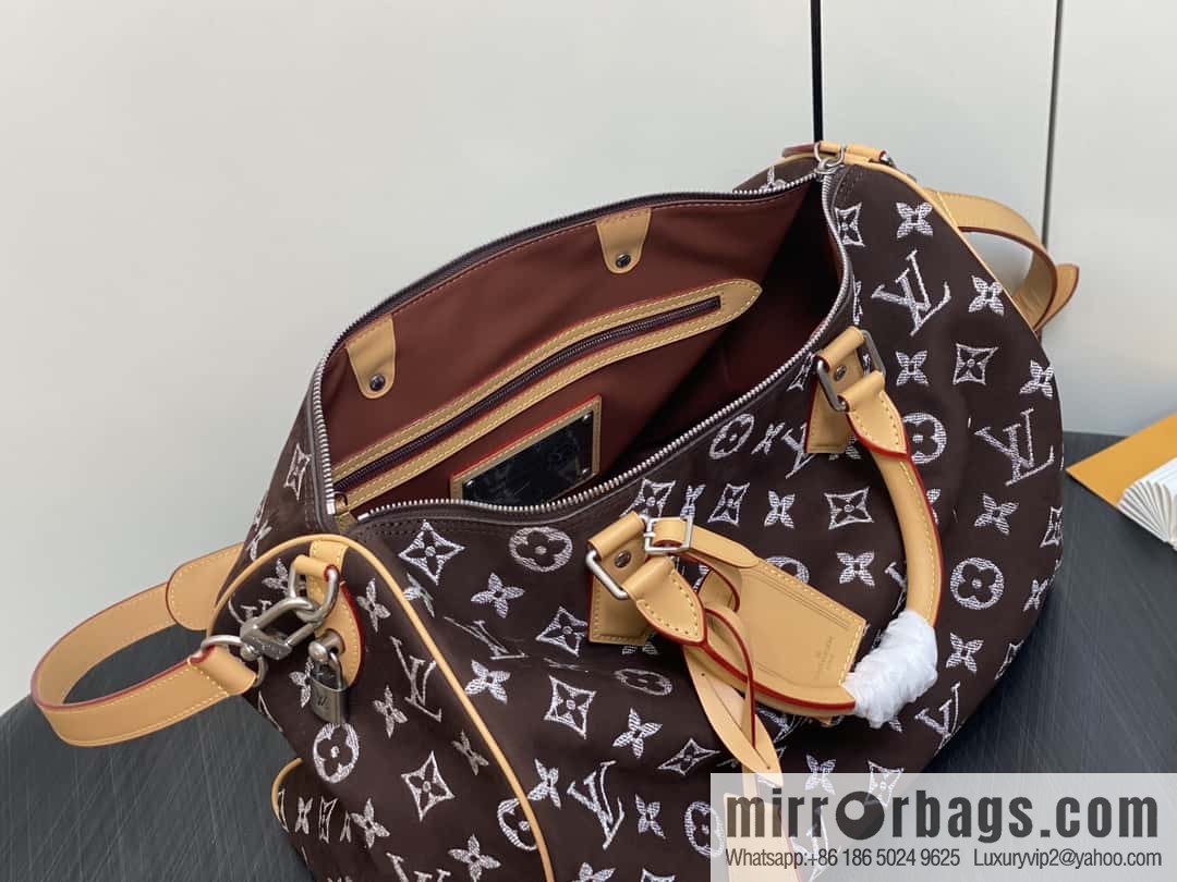 [Boutique‑grade] M24428 grinding dark brown, pillow bag speedy series Speedy P9 Bandoulière 40 Monogram Leather handbag