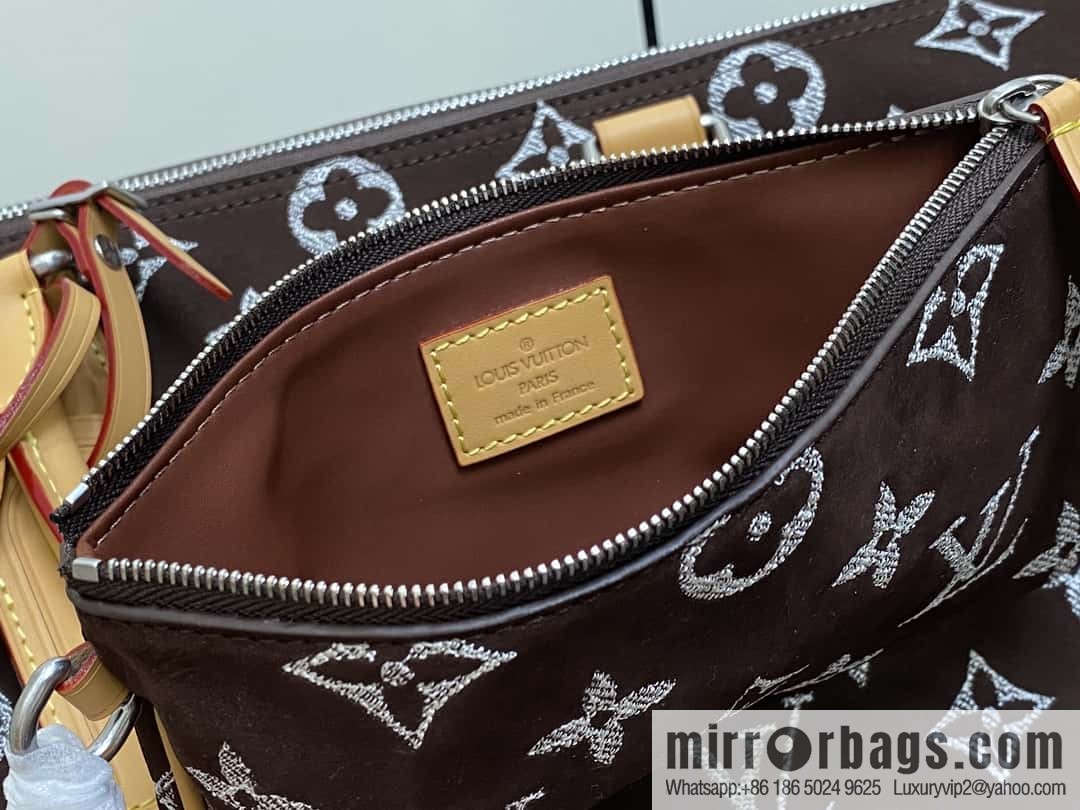[Boutique‑grade] M24428 grinding dark brown, pillow bag speedy series Speedy P9 Bandoulière 40 Monogram Leather handbag