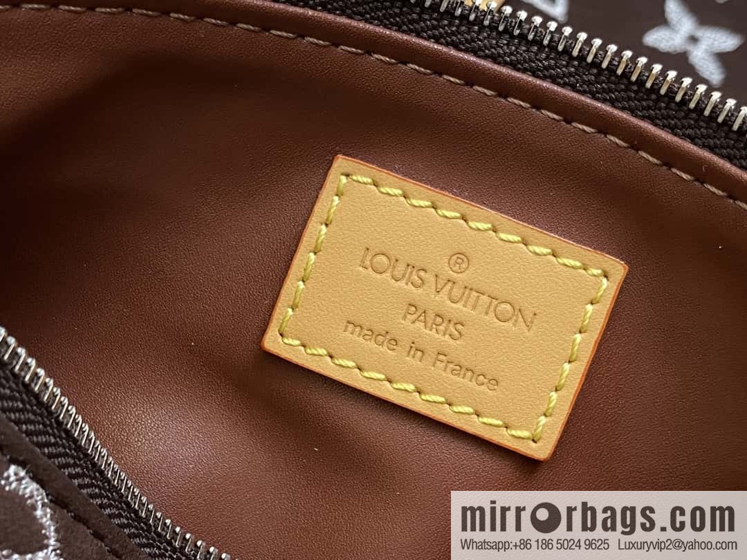 [Boutique‑grade] M24428 grinding dark brown, pillow bag speedy series Speedy P9 Bandoulière 40 Monogram Leather handbag