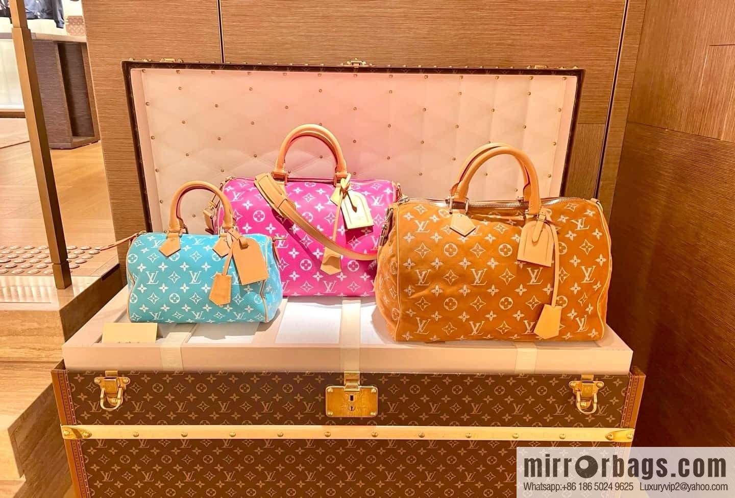 [Boutique‑grade] M24430 matte orange, pillow bag speedy series, this Speedy P9 Bandoulière 40 Monogram Leather handbag