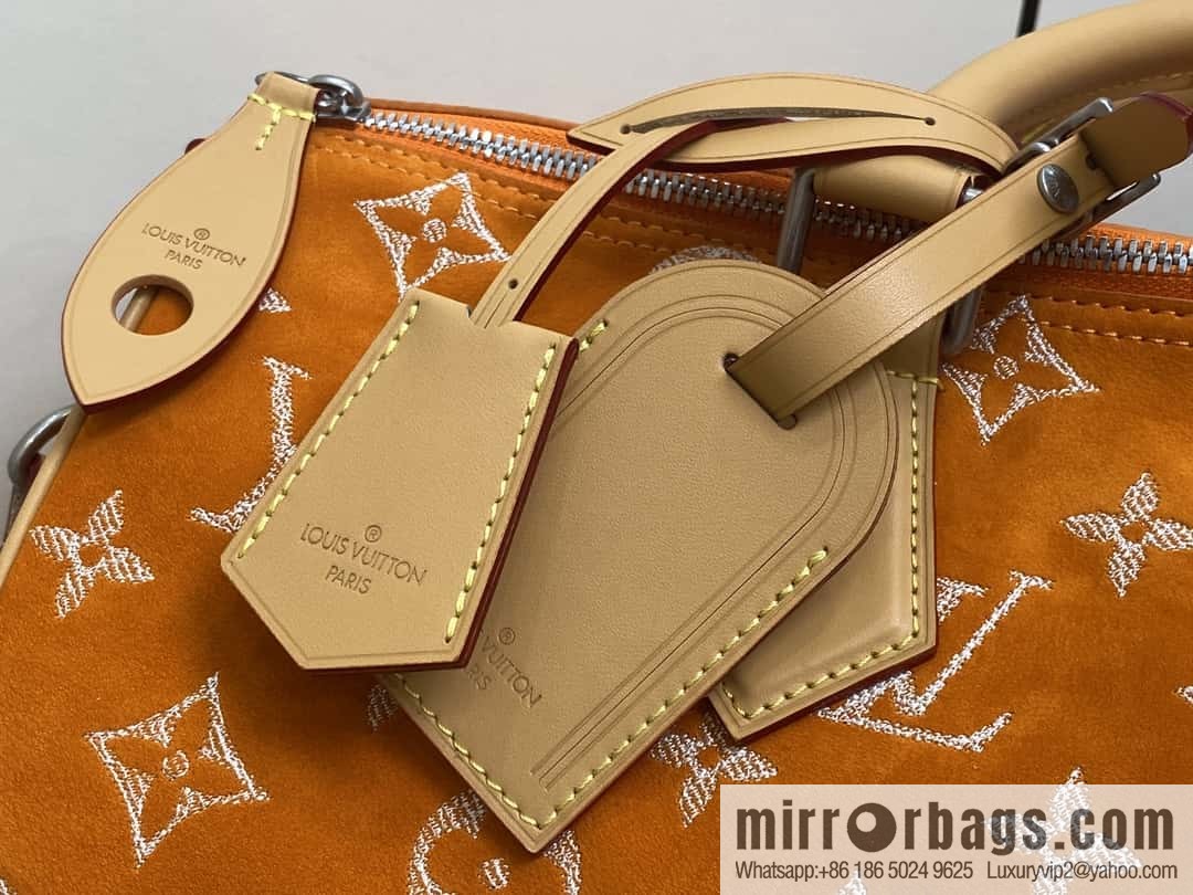 [Boutique‑grade] M24430 matte orange, pillow bag speedy series, this Speedy P9 Bandoulière 40 Monogram Leather handbag