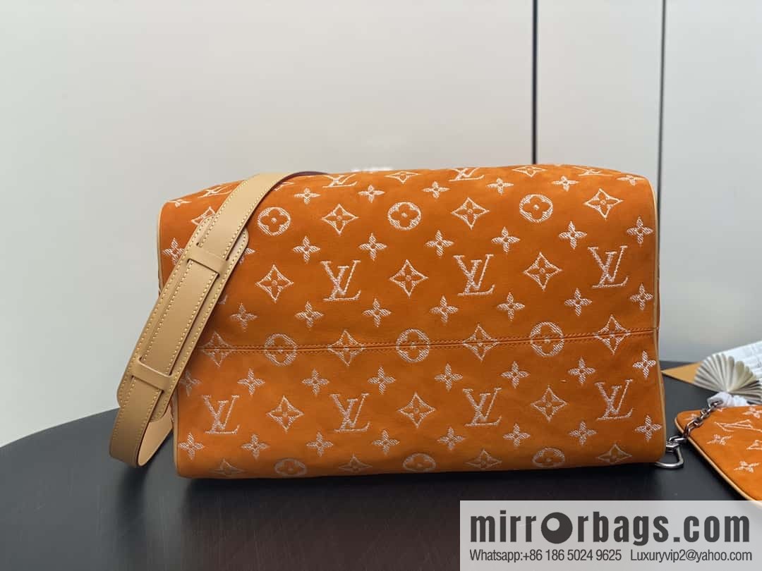 [Boutique‑grade] M24430 matte orange, pillow bag speedy series, this Speedy P9 Bandoulière 40 Monogram Leather handbag