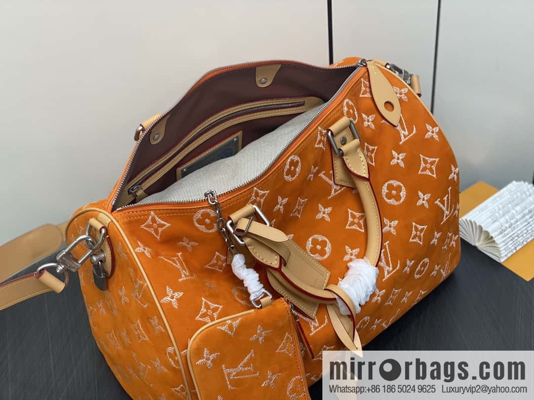[Boutique‑grade] M24430 matte orange, pillow bag speedy series, this Speedy P9 Bandoulière 40 Monogram Leather handbag
