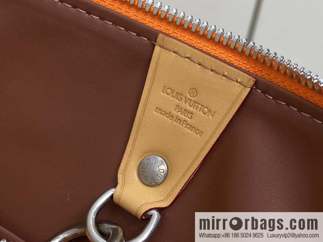 [Boutique‑grade] M24430 matte orange, pillow bag speedy series, this Speedy P9 Bandoulière 40 Monogram Leather handbag