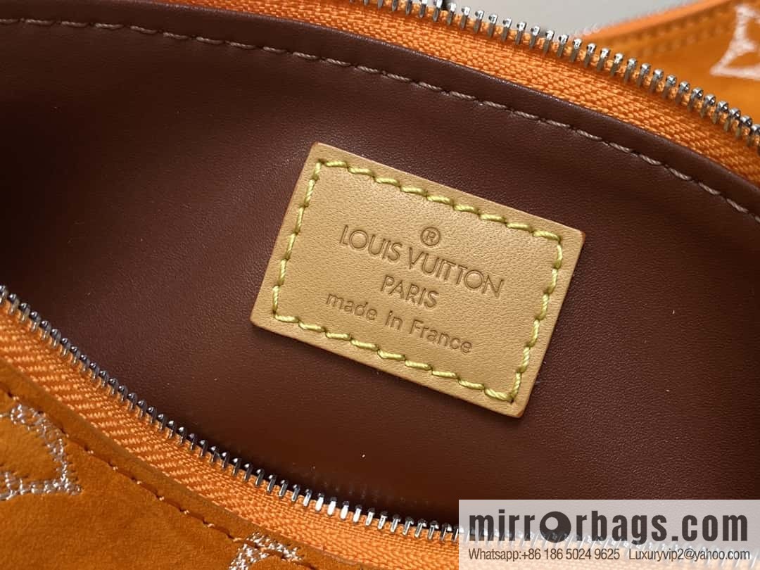 [Boutique‑grade] M24430 matte orange, pillow bag speedy series, this Speedy P9 Bandoulière 40 Monogram Leather handbag