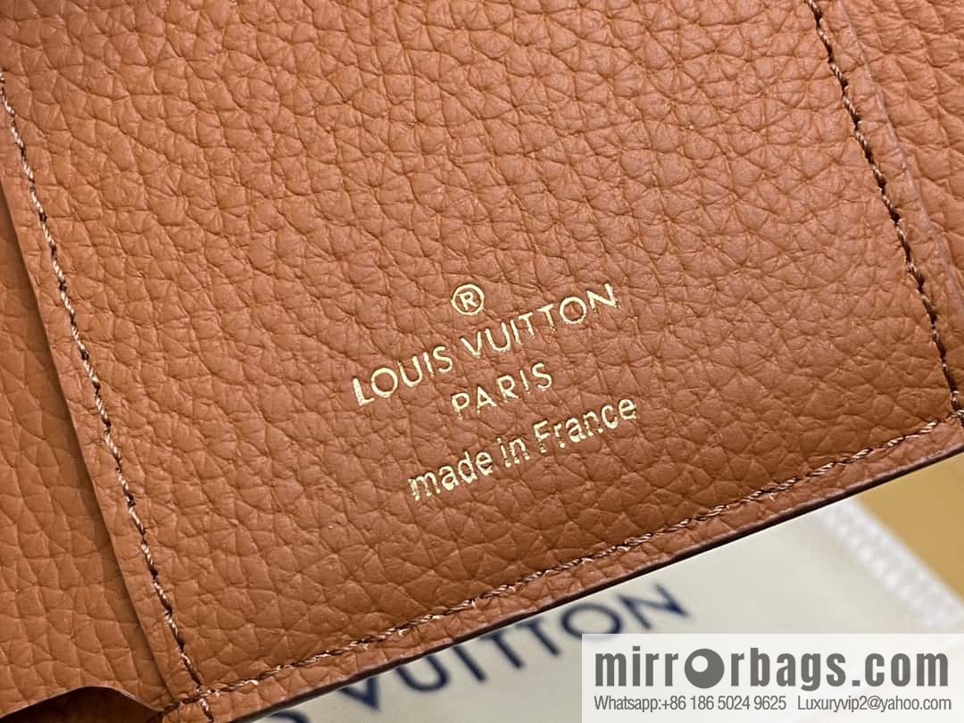[Boutique‑grade] M82640 pink, three-fold wallet series Victorine wallet