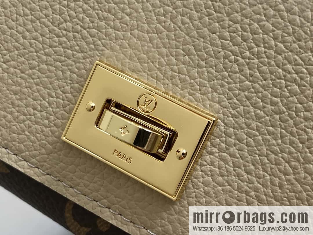 [Boutique‑grade] M82398 khaki, three-fold wallet series Victorine wallet