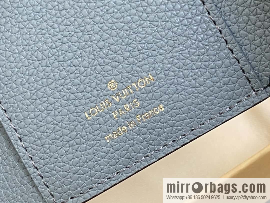 [Boutique‑grade] M82398 khaki, three-fold wallet series Victorine wallet