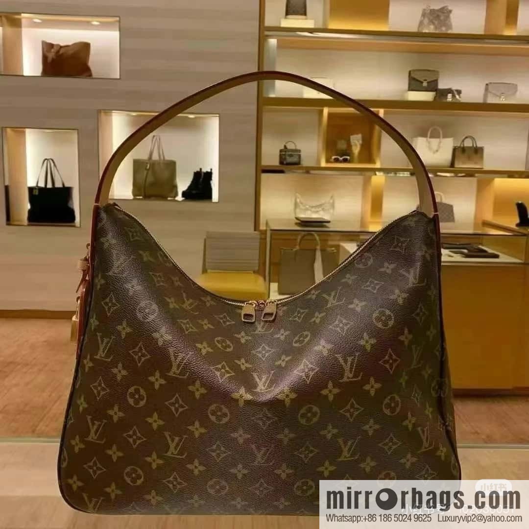 [Boutique‑grade] M12098 presbyopia, shopping bag, armpit bag series, variable size chip version NEW Slouchy MM handbag