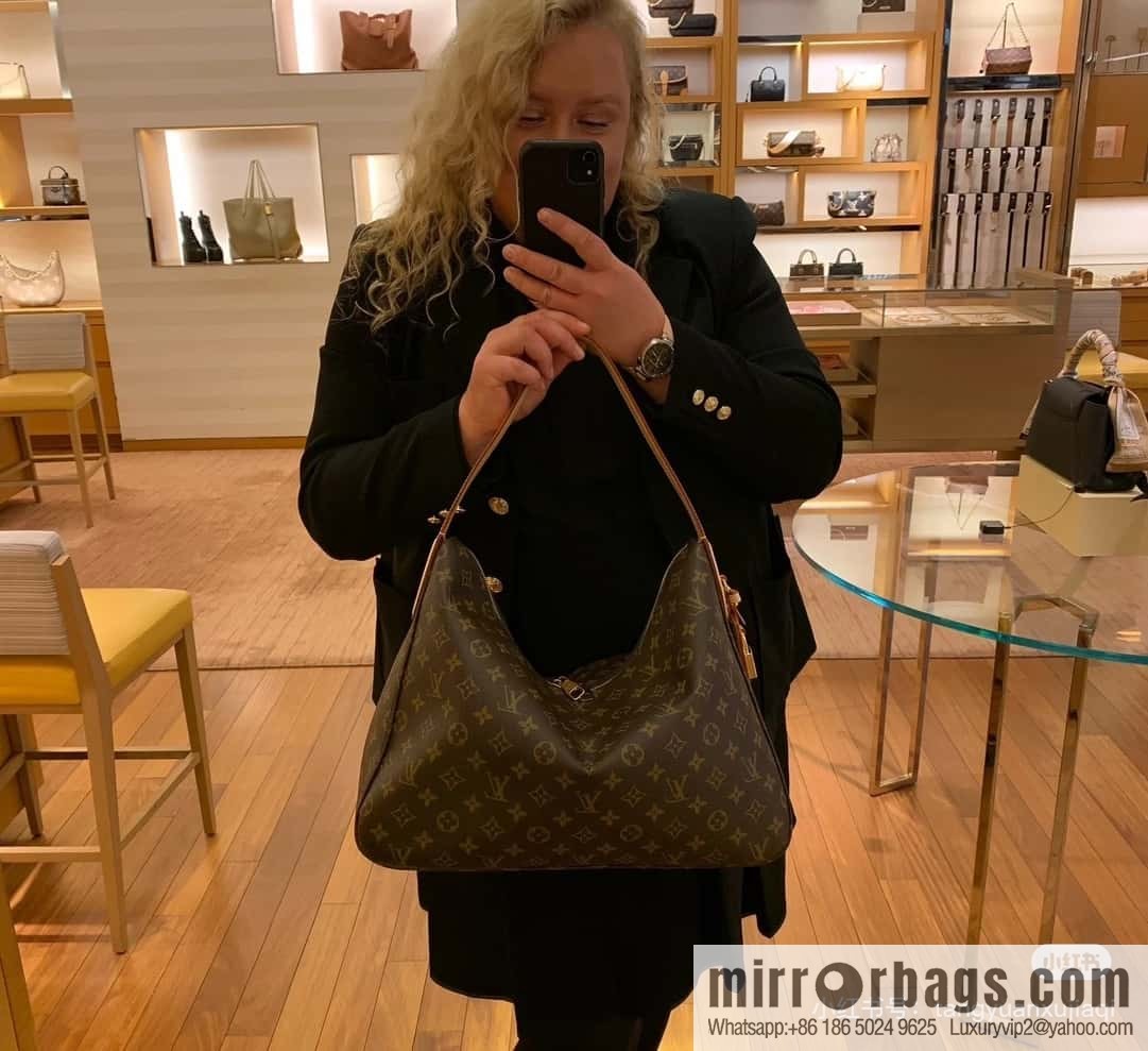 [Boutique‑grade] M12098 presbyopia, shopping bag, armpit bag series, variable size chip version NEW Slouchy MM handbag