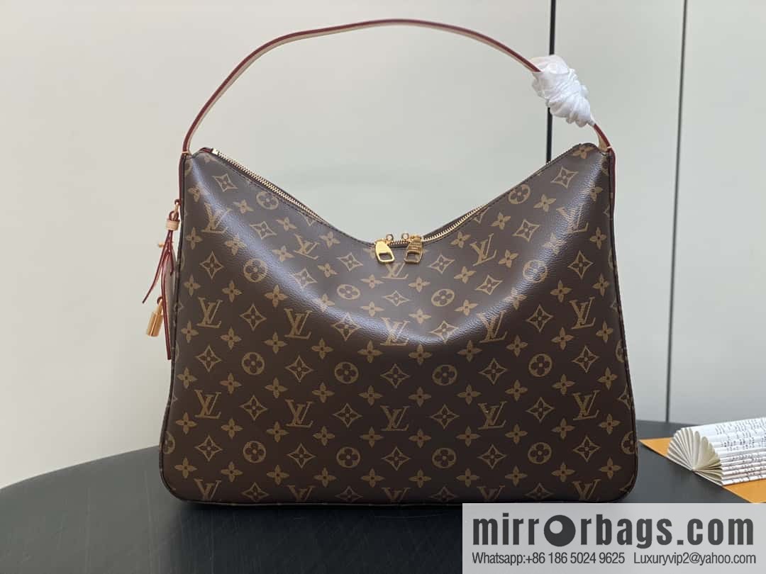 [Boutique‑grade] M12098 presbyopia, shopping bag, armpit bag series, variable size chip version NEW Slouchy MM handbag