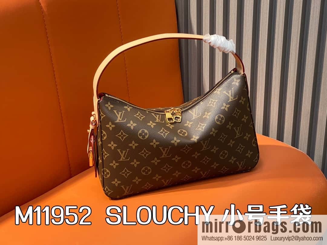 [Boutique‑grade] M11952 presbyopia, shopping bag, armpit bag series SLOUCHY small handbag