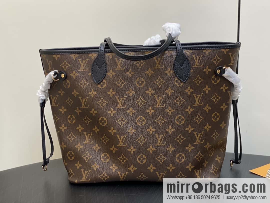 [Boutique‑grade] M11946 presbyopia/black, shopping bag series Neverfull MM handbag M12061 brown
