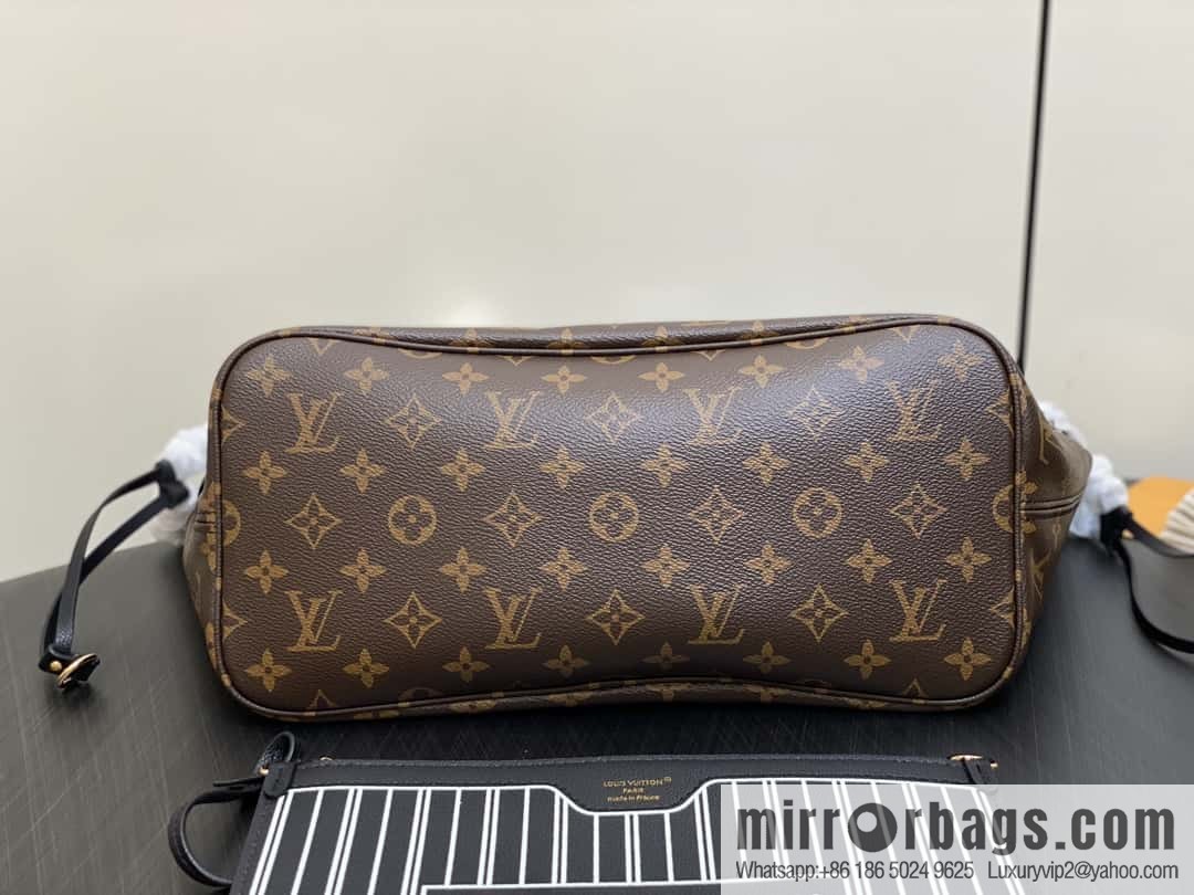[Boutique‑grade] M11946 presbyopia/black, shopping bag series Neverfull MM handbag M12061 brown