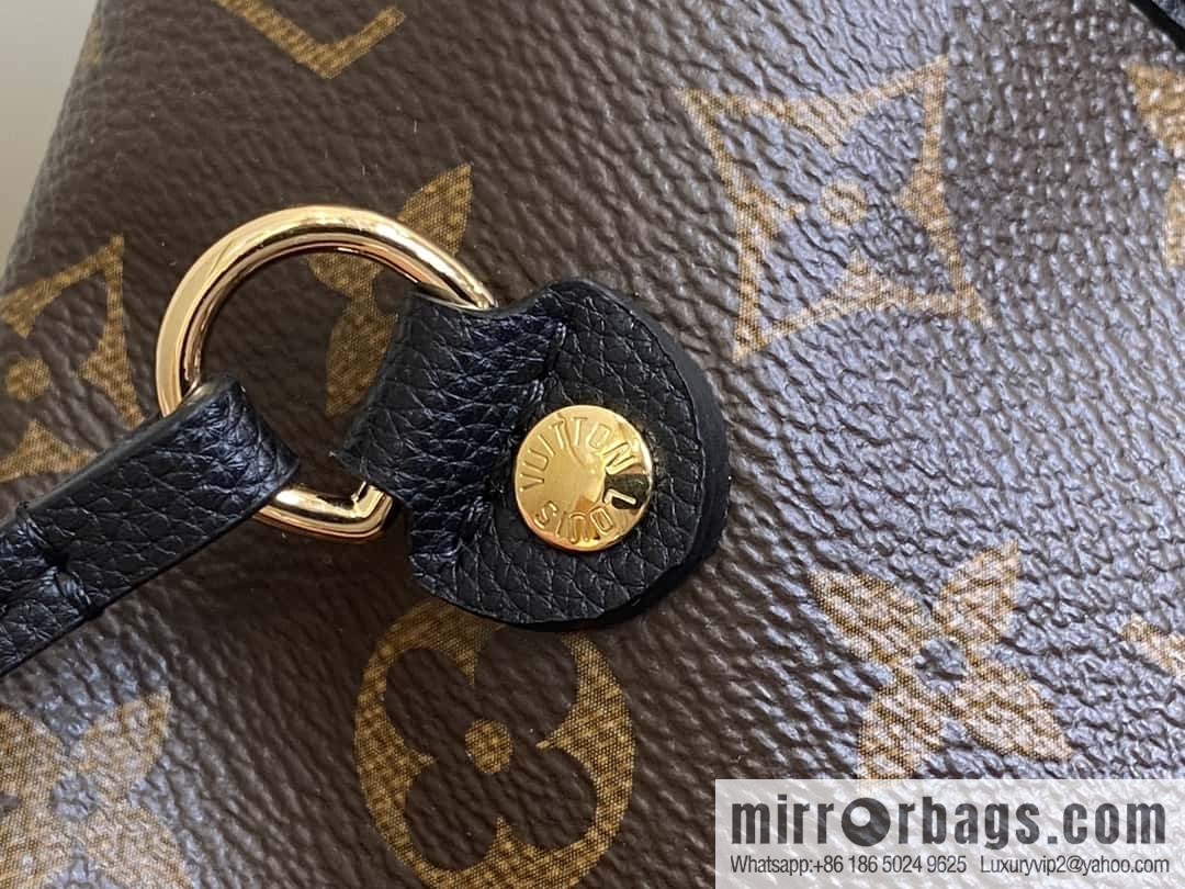 [Boutique‑grade] M11946 presbyopia/black, shopping bag series Neverfull MM handbag M12061 brown