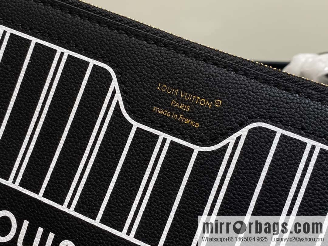 [Boutique‑grade] M11946 presbyopia/black, shopping bag series Neverfull MM handbag M12061 brown