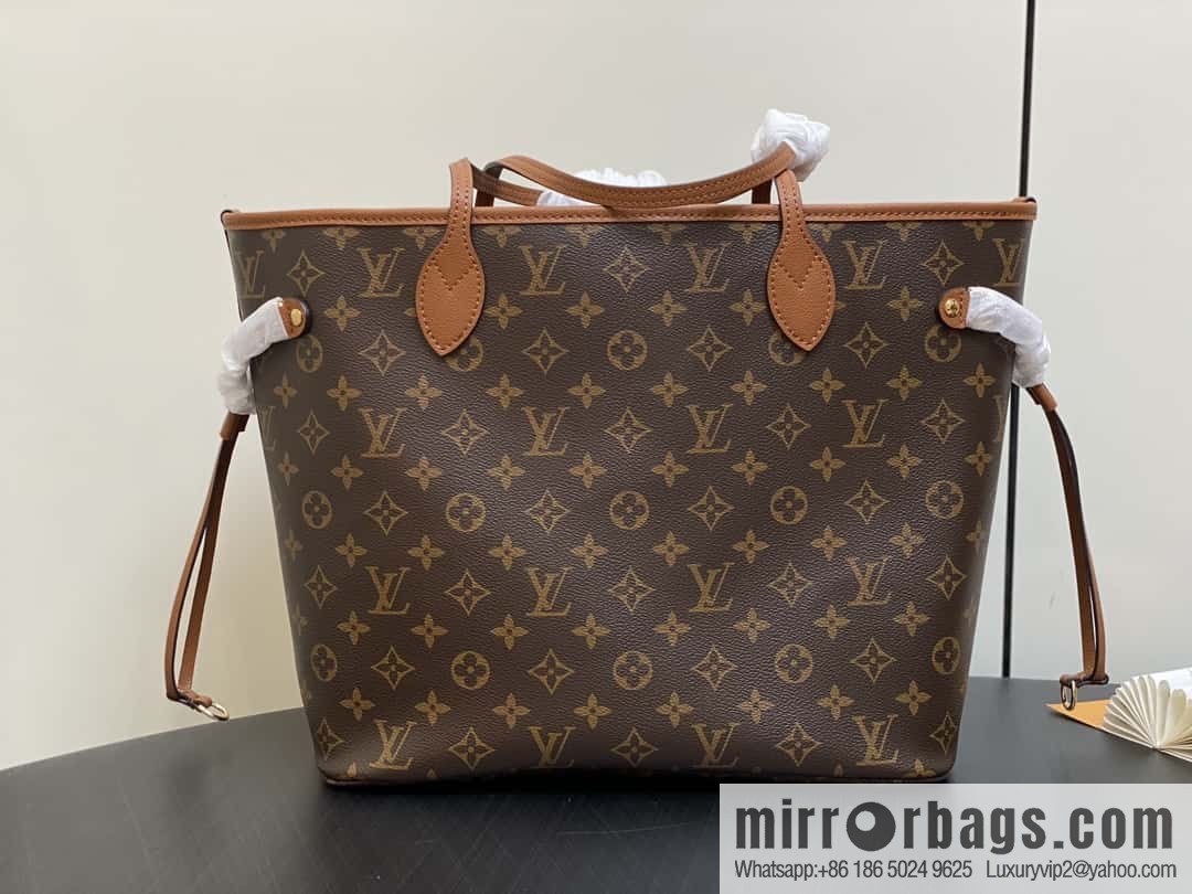 [Boutique‑grade] M11946 presbyopia/black, shopping bag series Neverfull MM handbag M12061 brown