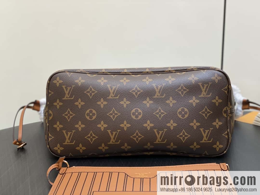 [Boutique‑grade] M11946 presbyopia/black, shopping bag series Neverfull MM handbag M12061 brown