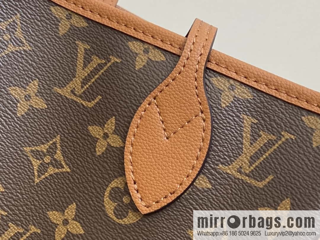 [Boutique‑grade] M11946 presbyopia/black, shopping bag series Neverfull MM handbag M12061 brown