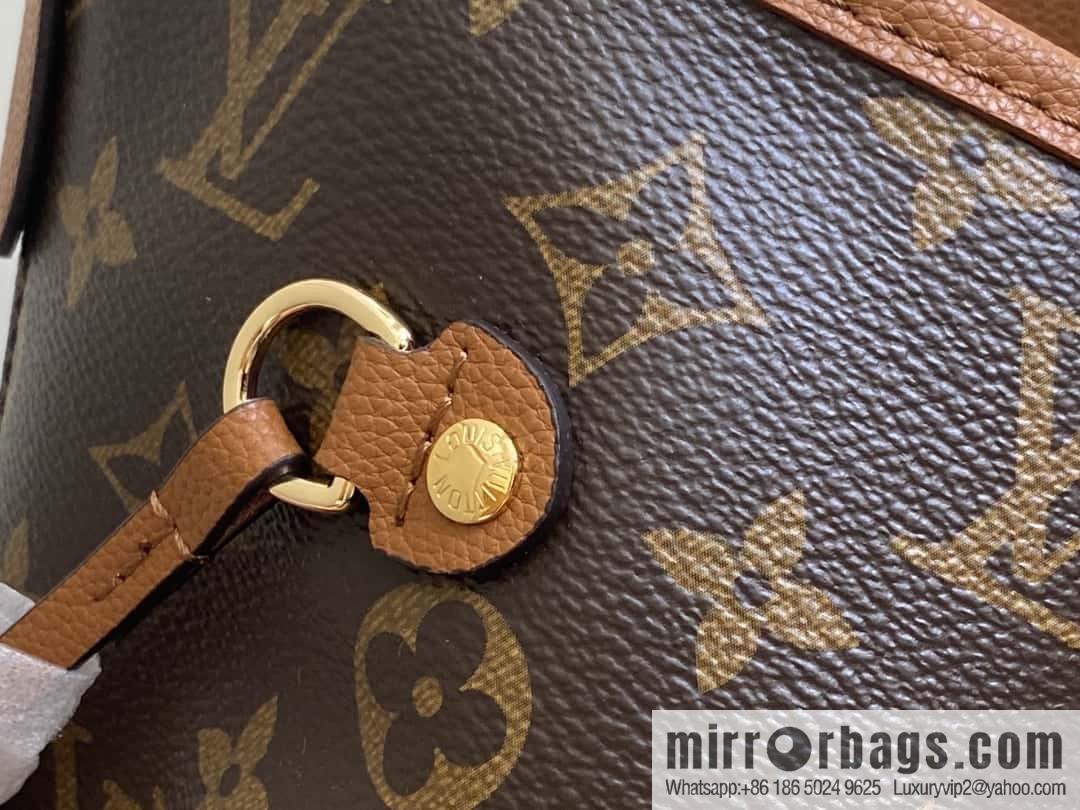 [Boutique‑grade] M11946 presbyopia/black, shopping bag series Neverfull MM handbag M12061 brown