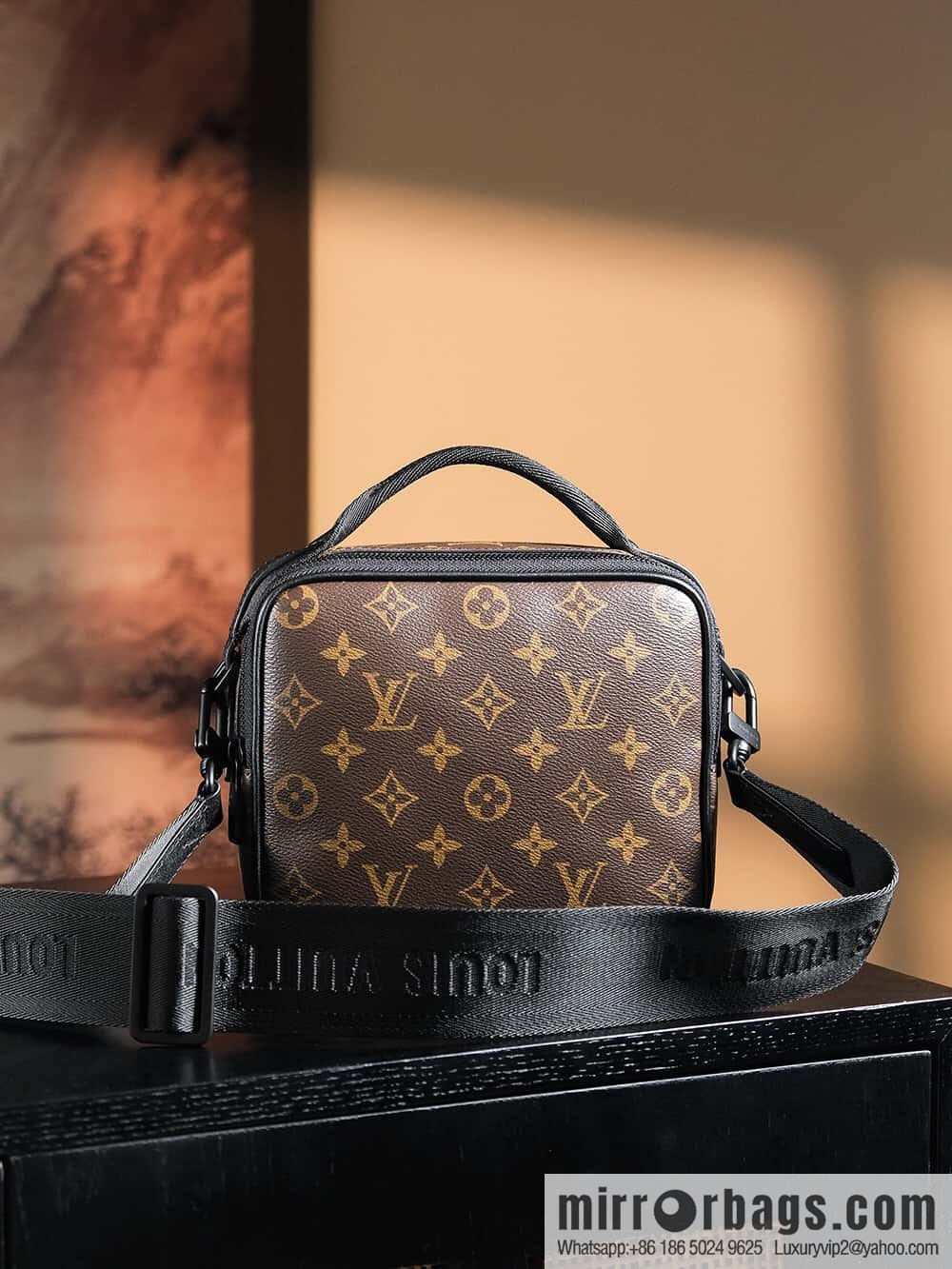 LV πππππ chip rhombus code messenger bag series #M