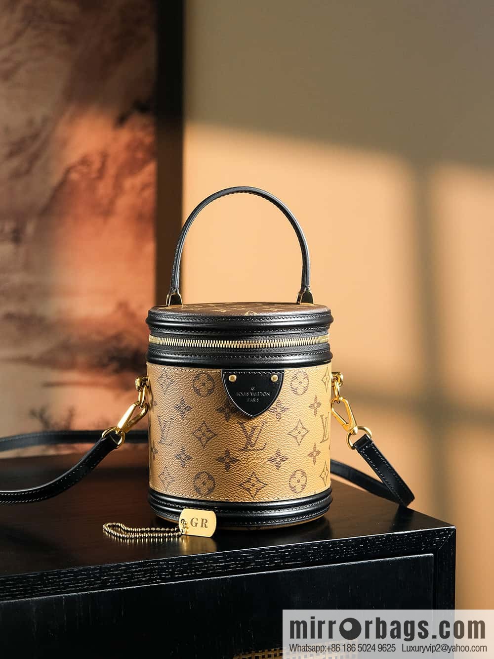 LV ππππππ chip diamond beating code rice bucket bag series #M