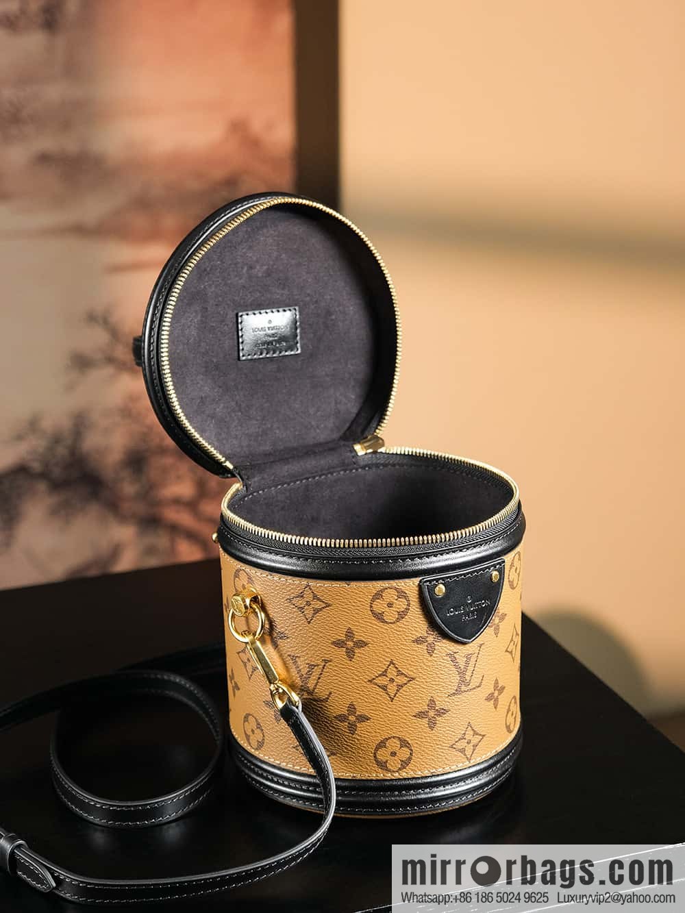 LV ππππππ chip diamond beating code rice bucket bag series #M