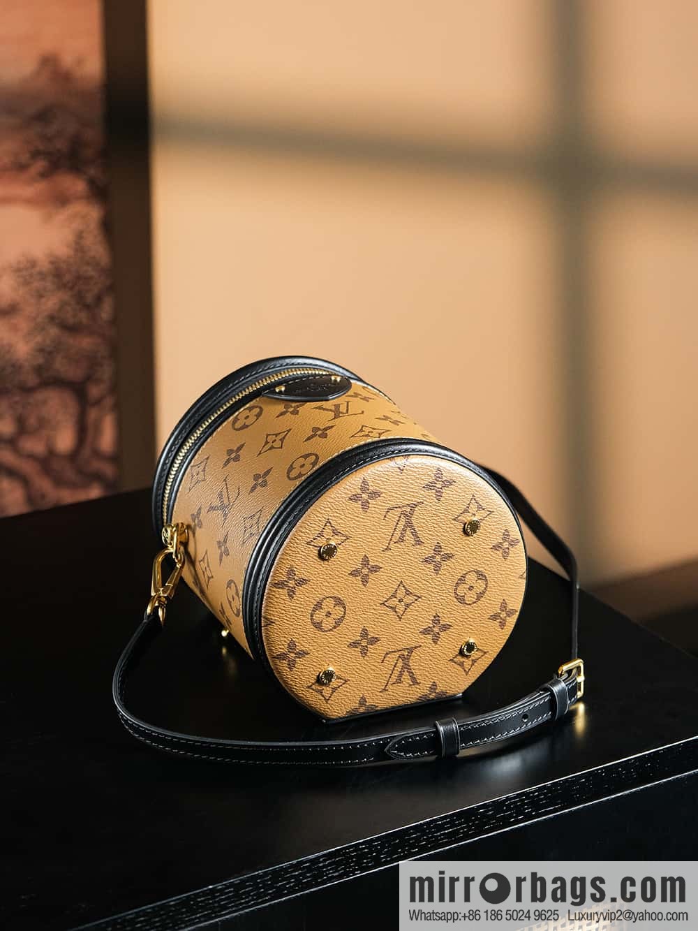 LV ππππππ chip diamond beating code rice bucket bag series #M