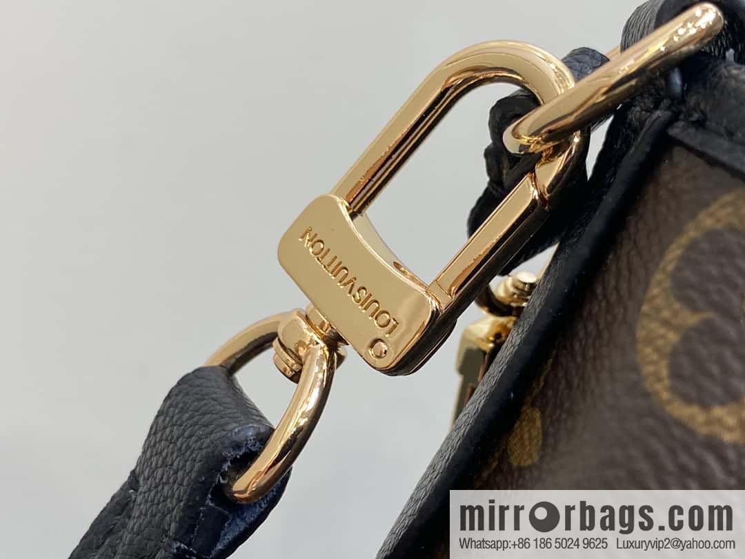 [Boutique‑grade] M12066 presbyopia brown, double-sided shopping bag series Neverfull Bandoulière Inside Out BB handbag