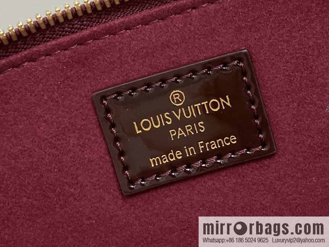 [Boutique‑grade] M81945 burgundy patent leather, patent leather shell bag series Nano Alma shell handbag M81945 83282 water ripple (mirror patent leather) classic Alma handbag