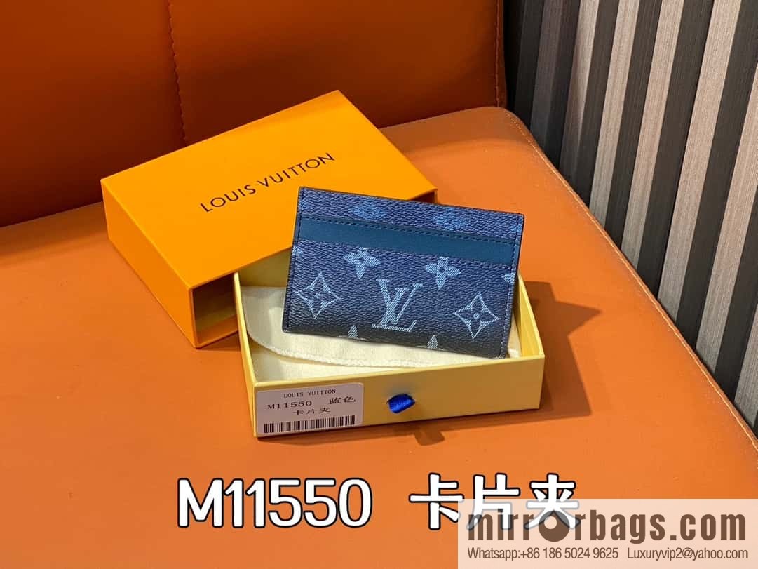 [Boutique‑grade] M11550 blue, card bag wallet series, card clip