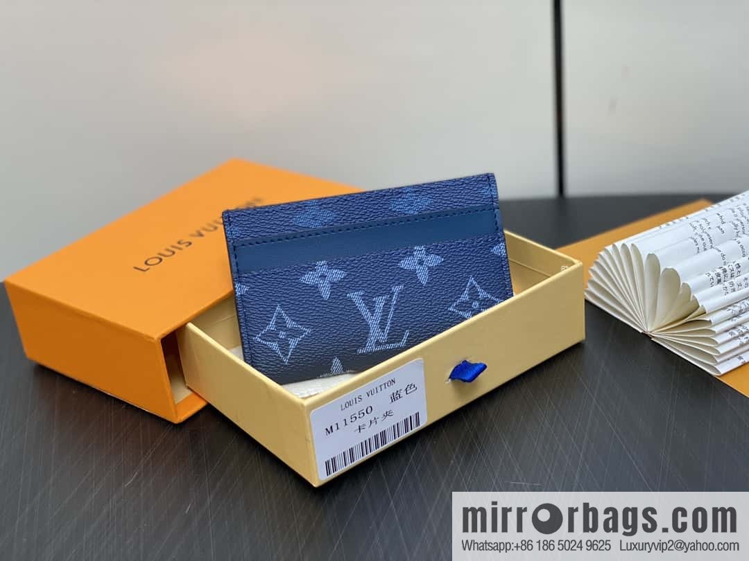 [Boutique‑grade] M11550 blue, card bag wallet series, card clip