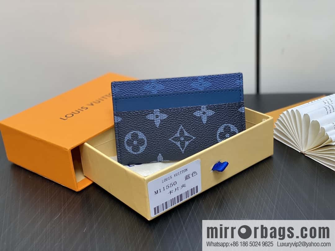 [Boutique‑grade] M11550 blue, card bag wallet series, card clip