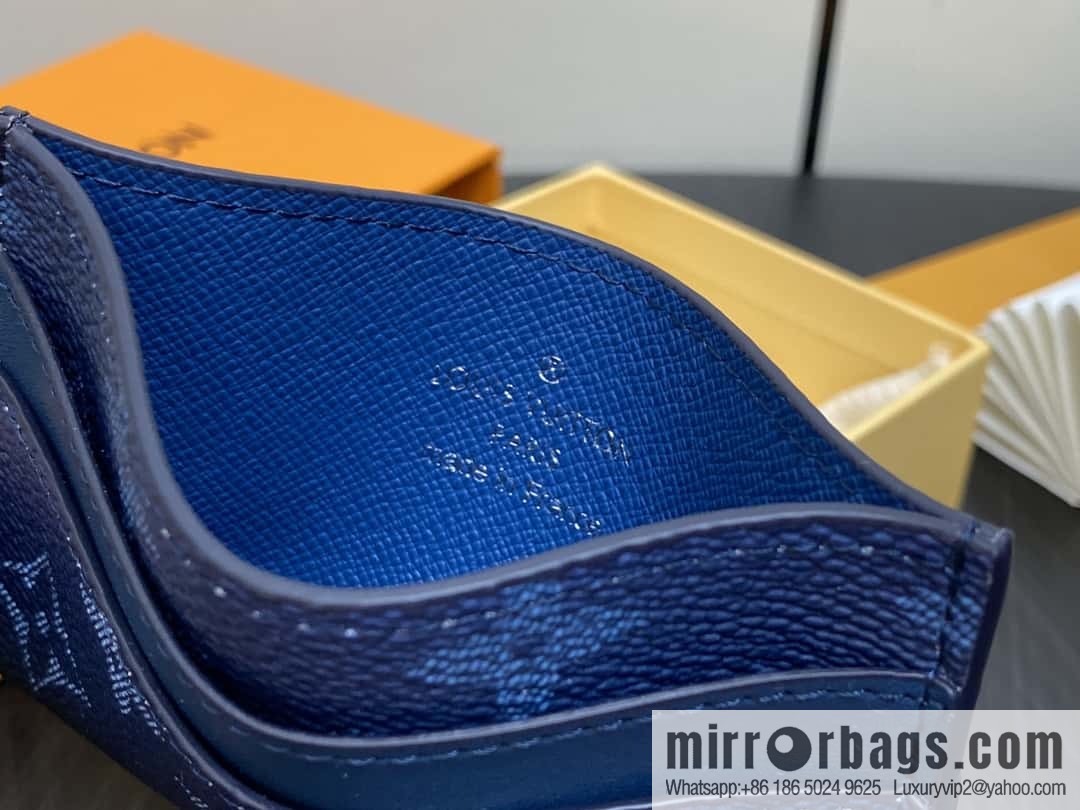 [Boutique‑grade] M11550 blue, card bag wallet series, card clip