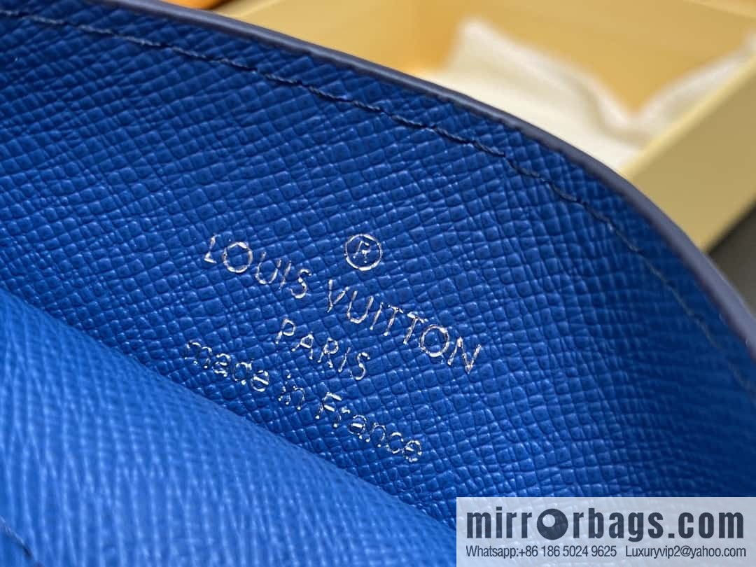 [Boutique‑grade] M11550 blue, card bag wallet series, card clip