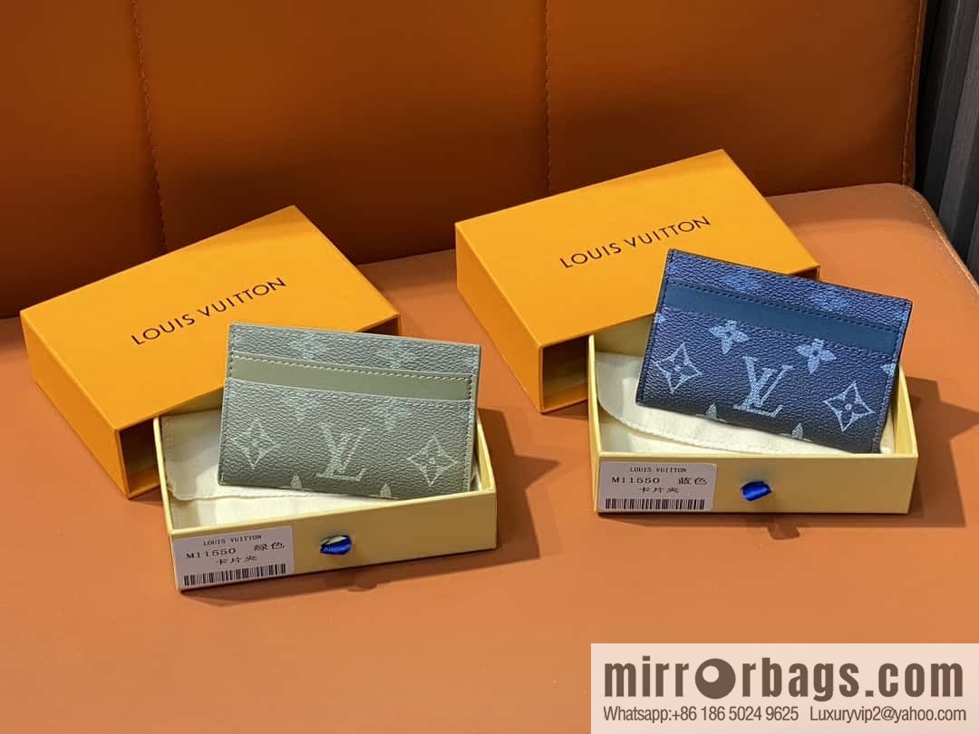 [Boutique‑grade] M11550 gray-green, card bag wallet series, card clip