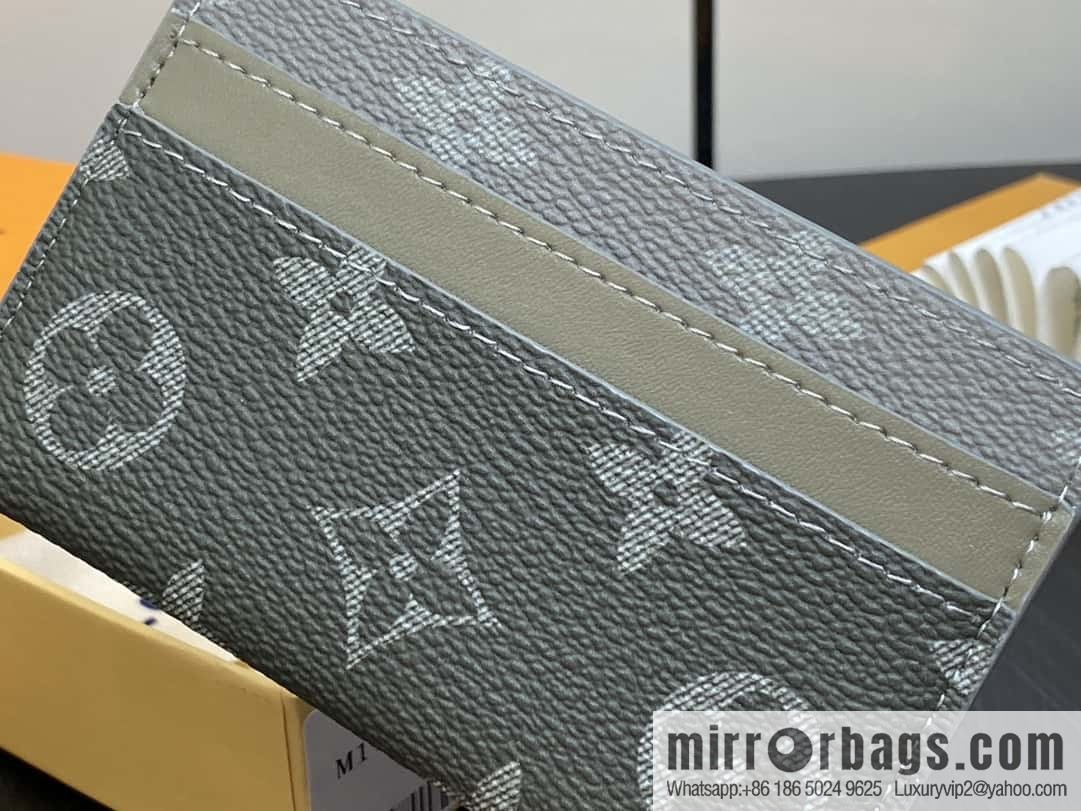 [Boutique‑grade] M11550 gray-green, card bag wallet series, card clip